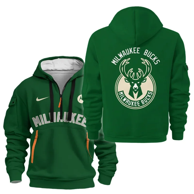 Basketball Hoodie Half Zipper NBA 2025 For Fan Basketball HVN1095MB062725HODZ