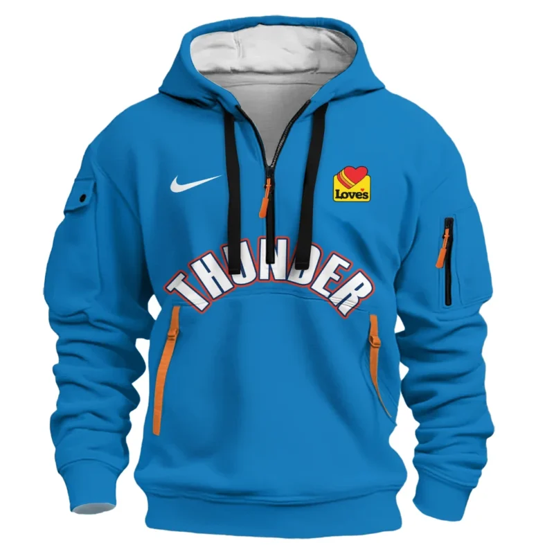 Basketball Hoodie Half Zipper NBA 2025 For Fan Basketball HVN1095OCT062725HODZ - Image 2