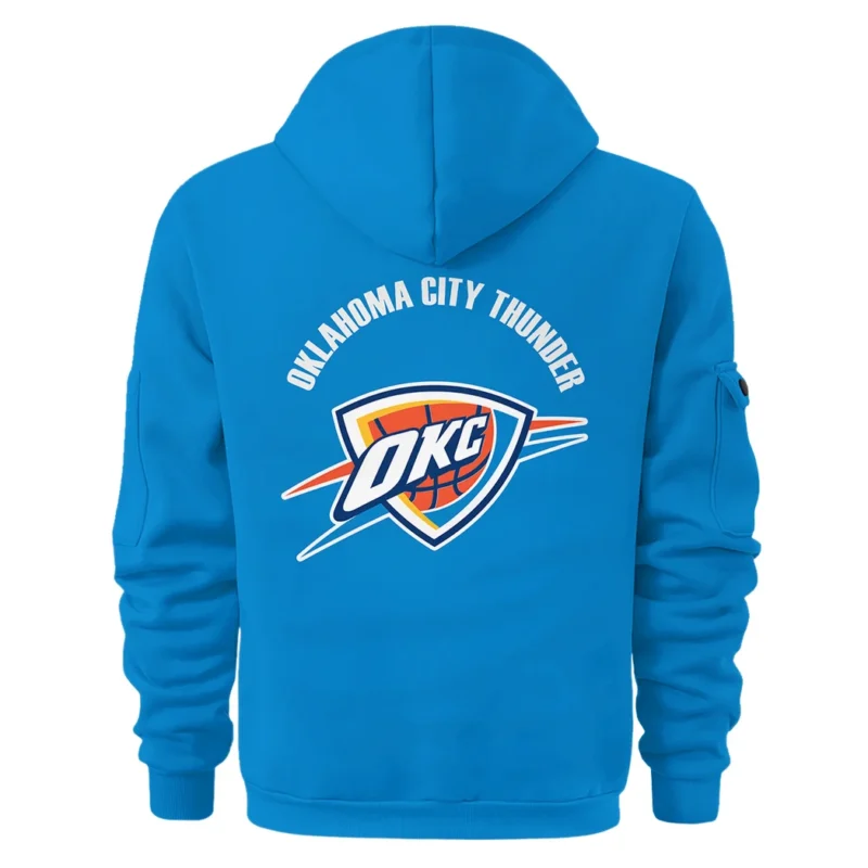 Basketball Hoodie Half Zipper NBA 2025 For Fan Basketball HVN1095OCT062725HODZ - Image 3