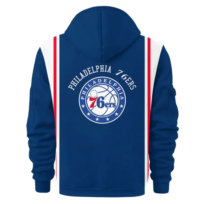 Basketball Hoodie Half Zipper NBA 2025 For Fan Basketball HVN1095PH062725HODZ - Image 3