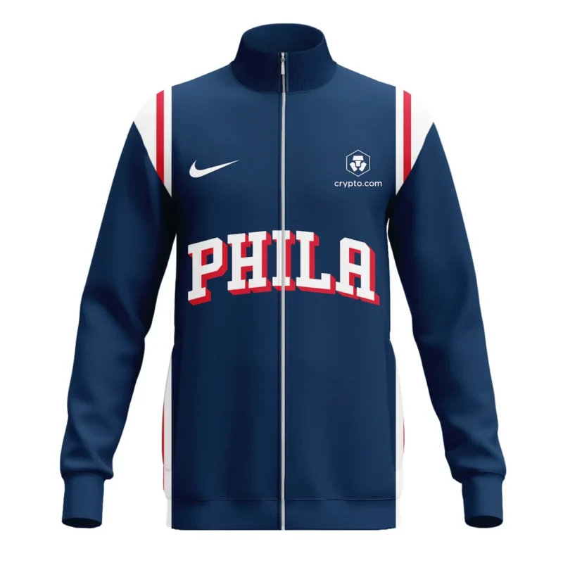 Basketball Stand Collar Jacket NBA 2025 For Fan Basketball HVN1095PH062725SCJ - Image 2