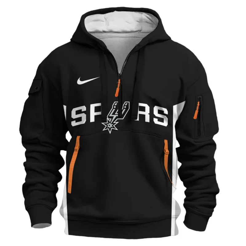 Basketball Hoodie Half Zipper NBA 2025 For Fan Basketball HVN1095SAS062725HODZ - Image 2