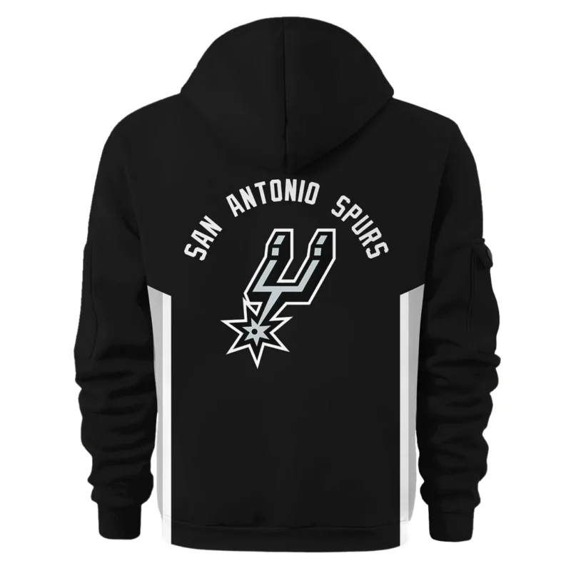 Basketball Hoodie Half Zipper NBA 2025 For Fan Basketball HVN1095SAS062725HODZ - Image 3