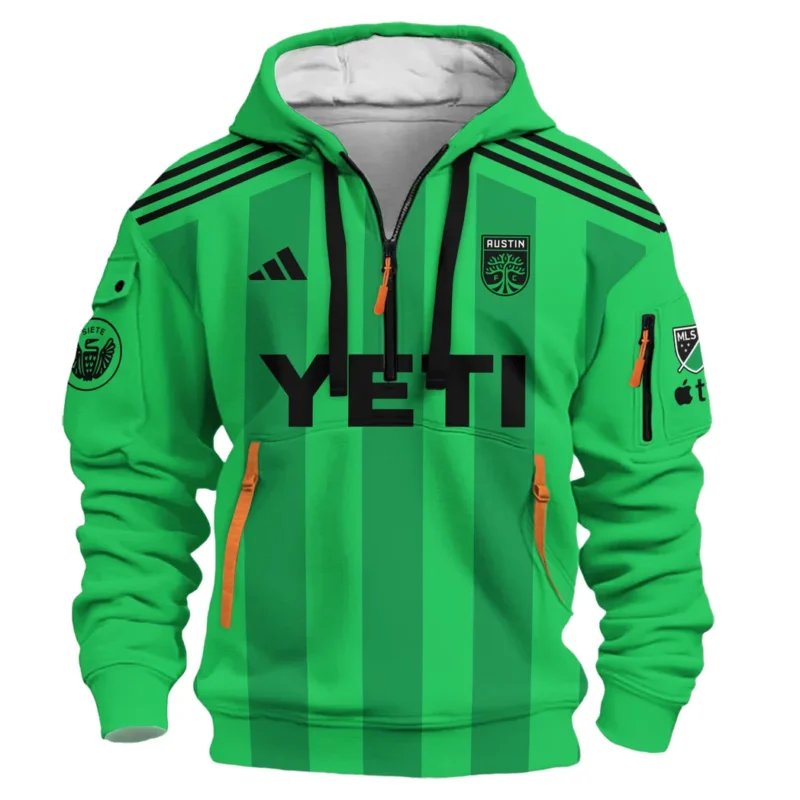 Sport Hoodie Half Zipper MLS 2025 For Fans Sport HVN1096AFC062825HODZ - Image 2