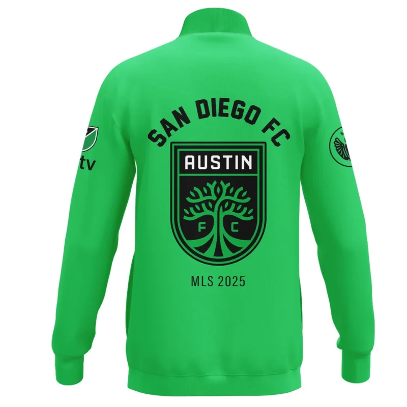 Soccer Stand Collar Jacket MLS 2025 For Fans Sport HVN1096AFC062825SCJ - Image 3