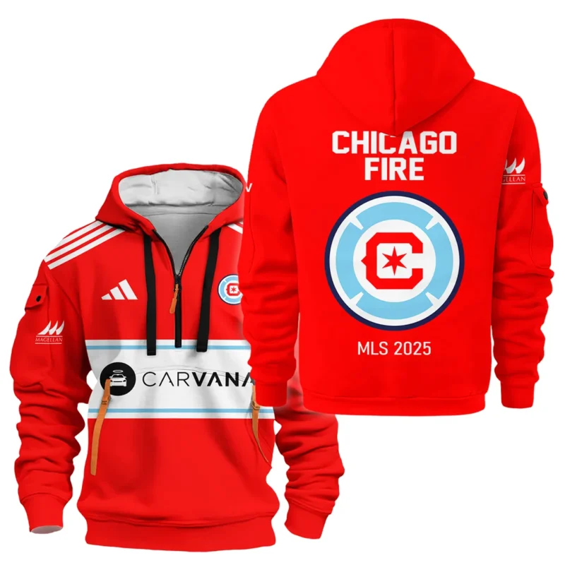 Sport Hoodie Half Zipper MLS 2025 For Fans Sport HVN1096CF062825HODZ