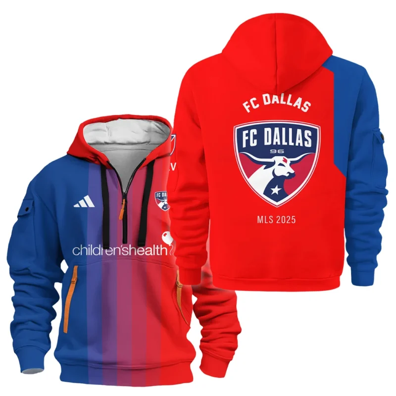 Sport Hoodie Half Zipper MLS 2025 For Fans Sport HVN1096FCD062825HODZ