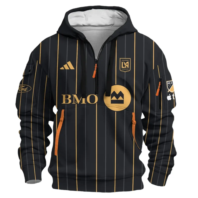 Sport Hoodie Half Zipper MLS 2025 For Fans Sport HVN1096LAFC062825HODZ - Image 2