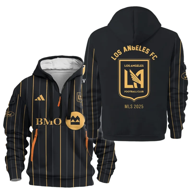 Sport Hoodie Half Zipper MLS 2025 For Fans Sport HVN1096LAFC062825HODZ