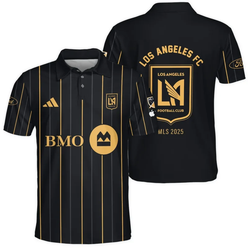 Football Team Polo Shirt MLS 2025 For Fan Football Team HVN1096LAFC062825POS