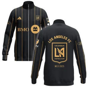 Soccer Stand Collar Jacket MLS 2025 For Fans Sport HVN1096LAFC062825SCJ