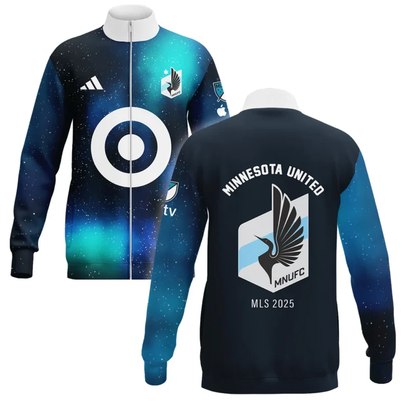 Soccer Stand Collar Jacket MLS 2025 For Fans Sport HVN1096MU062825SCJ
