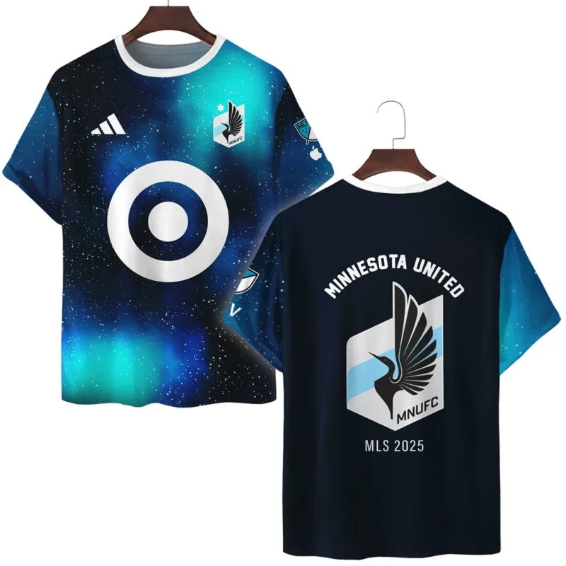 Football Team T-Shirt MLS 2025 For Fan Football Team HVN1096MU062825TS3D