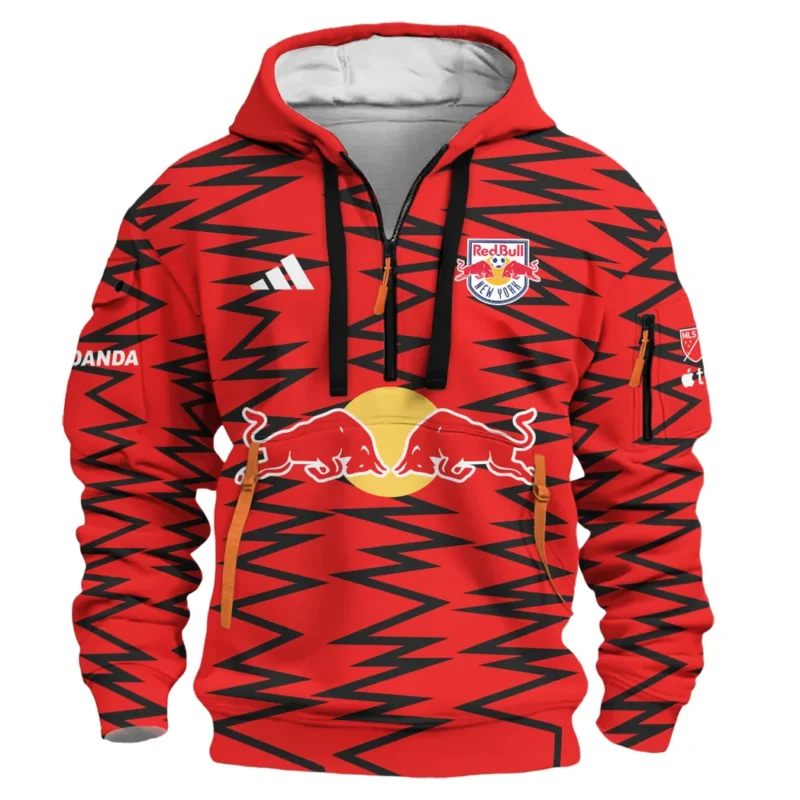 Sport Hoodie Half Zipper MLS 2025 For Fans Sport HVN1096NYR062825HODZ - Image 2