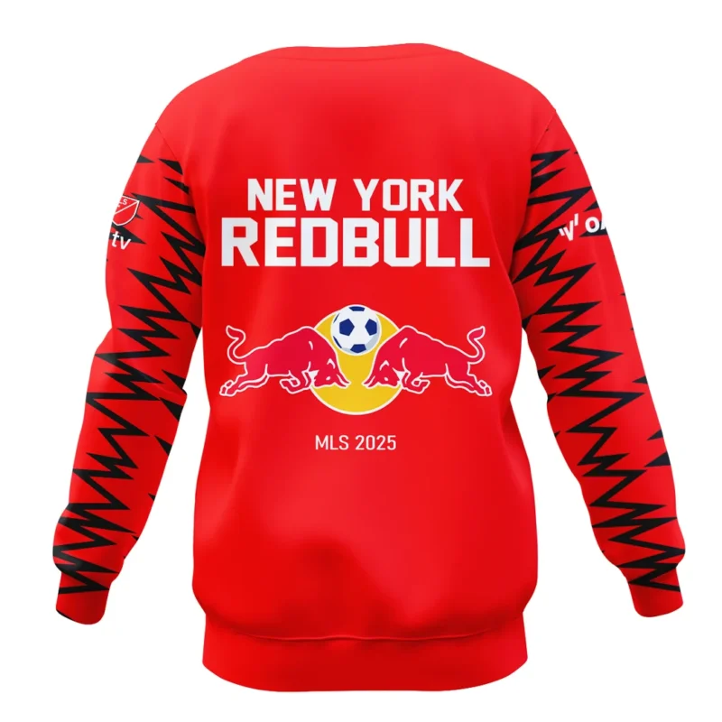 Soccer Sweatshirt MLS 2025 For Fans Sport HVN1096NYR062825SW - Image 3