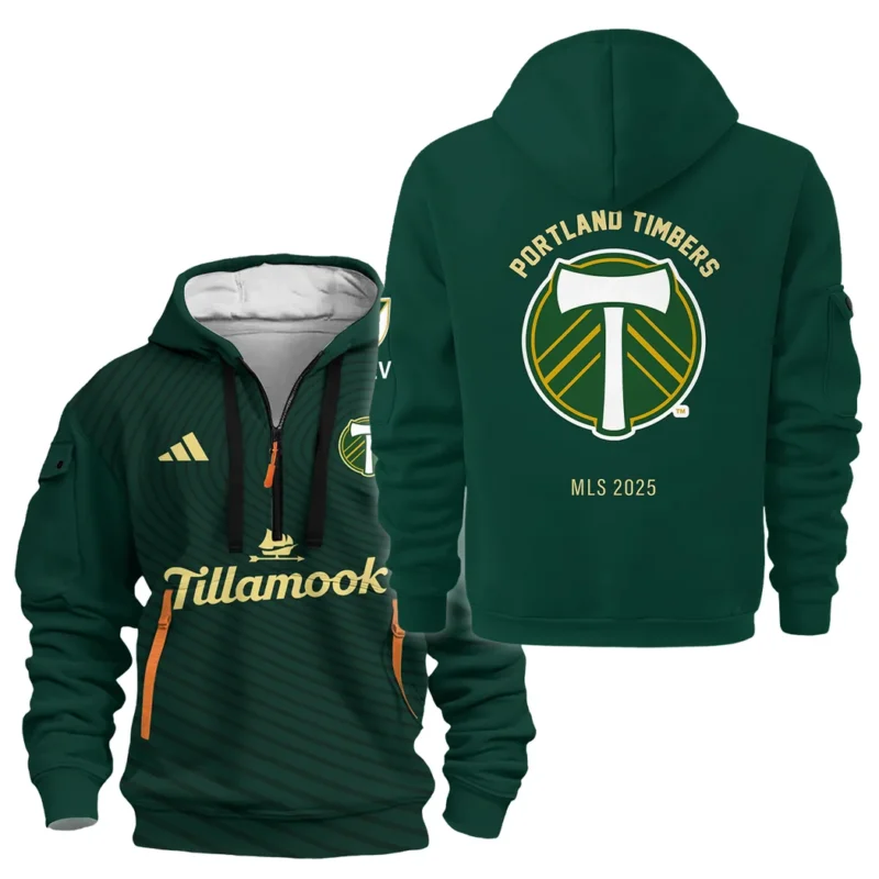 Sport Hoodie Half Zipper MLS 2025 For Fans Sport HVN1096PT062825HODZ