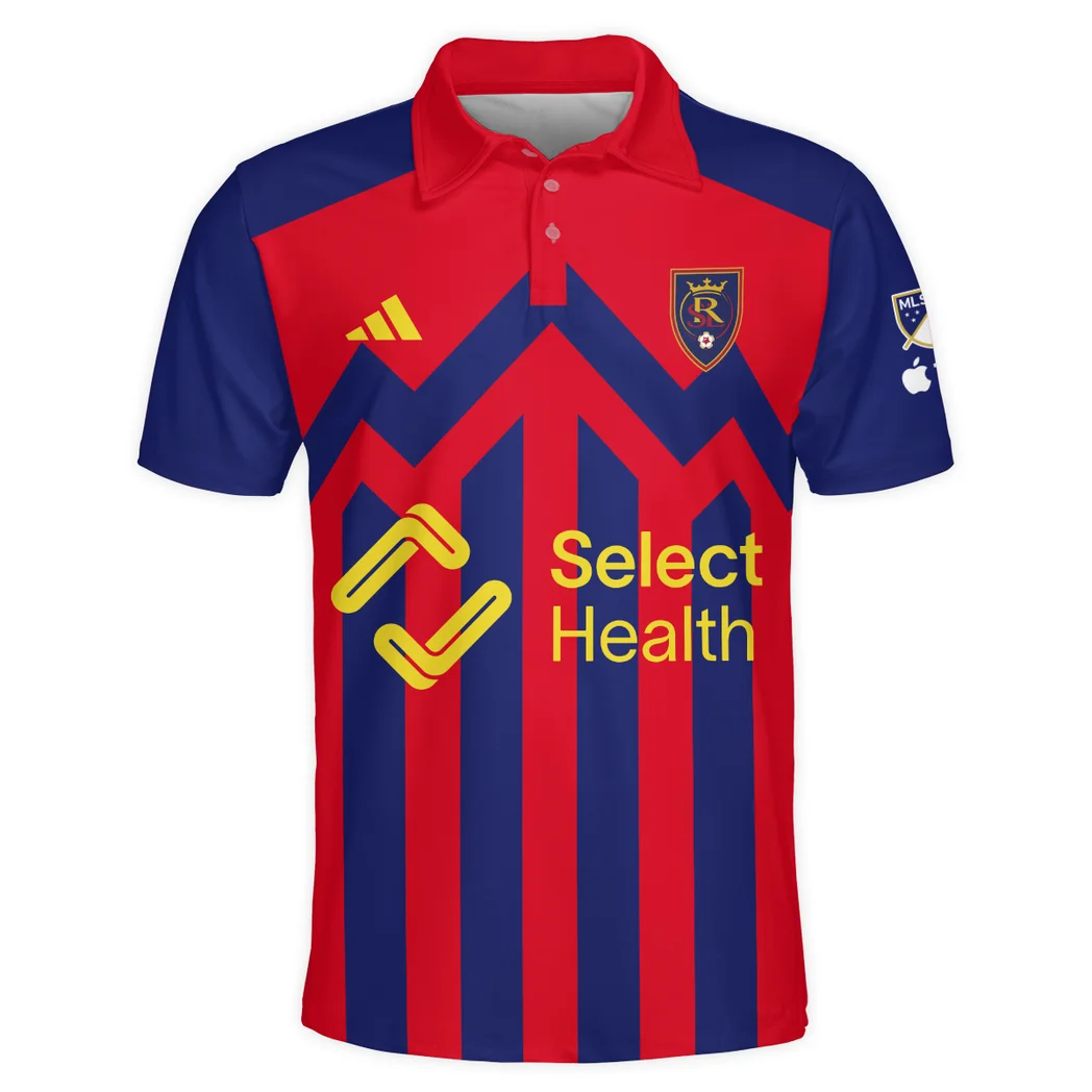 Football Team Polo Shirt MLS 2025 For Fan Football Team HVN1096RSL062825POS - Image 2