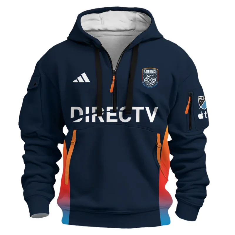 Sport Hoodie Half Zipper MLS 2025 For Fans Sport HVN1096SDFC062825HODZ - Image 2