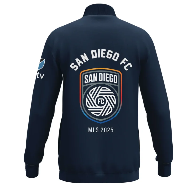 Soccer Stand Collar Jacket MLS 2025 For Fans Sport HVN1096SDFC062825SCJ - Image 3