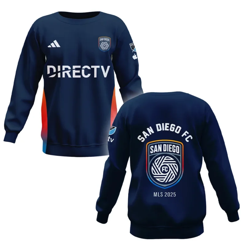 Soccer Sweatshirt MLS 2025 For Fans Sport HVN1096SDFC062825SW