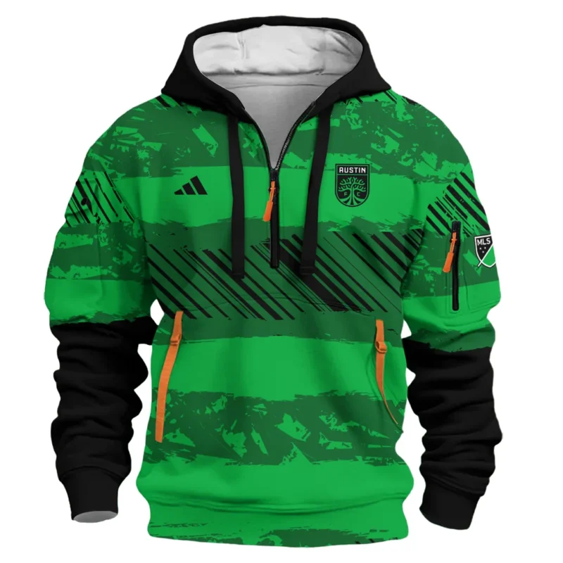 Sport Hoodie Half Zipper MLS 2025 For Fans Sport HVN1097AFC062825HODZ - Image 2