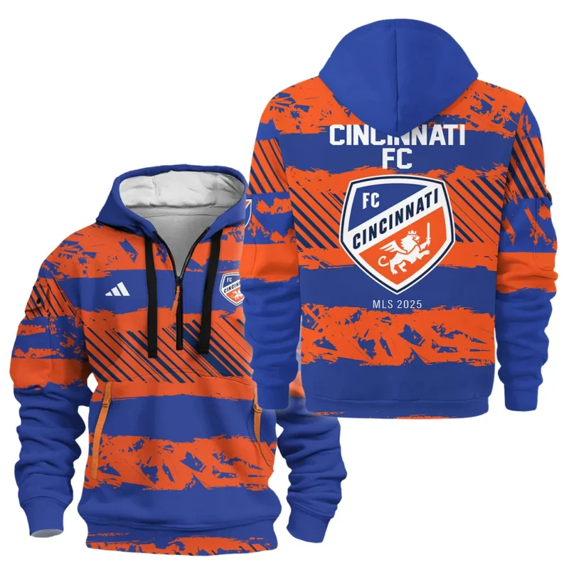 Sport Hoodie Half Zipper MLS 2025 For Fans Sport HVN1097CFC062825HODZ