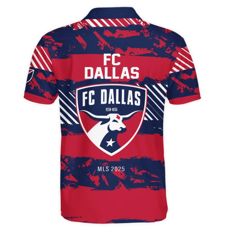 Soccer Club Polo Shirt MLS 2025 For Fan Soccer Club HVN1097FCD062825POS - Image 3