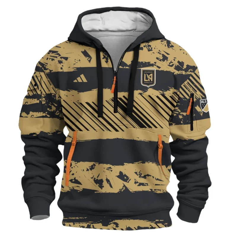 Sport Hoodie Half Zipper MLS 2025 For Fans Sport HVN1097LAFC062825HODZ - Image 2
