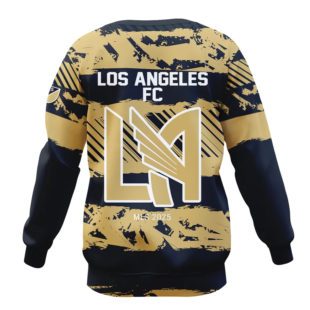 Soccer Sweatshirt MLS 2025 For Fans Sport HVN1097LAFC062825SW - Image 3