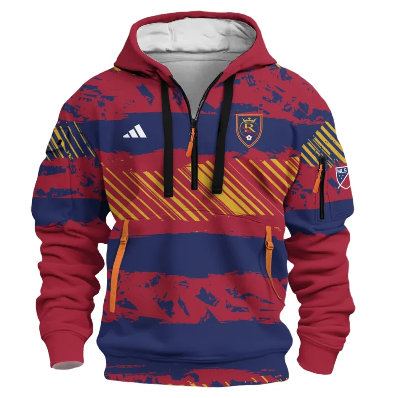Sport Hoodie Half Zipper MLS 2025 For Fans Sport HVN1097RSL062825HODZ - Image 2