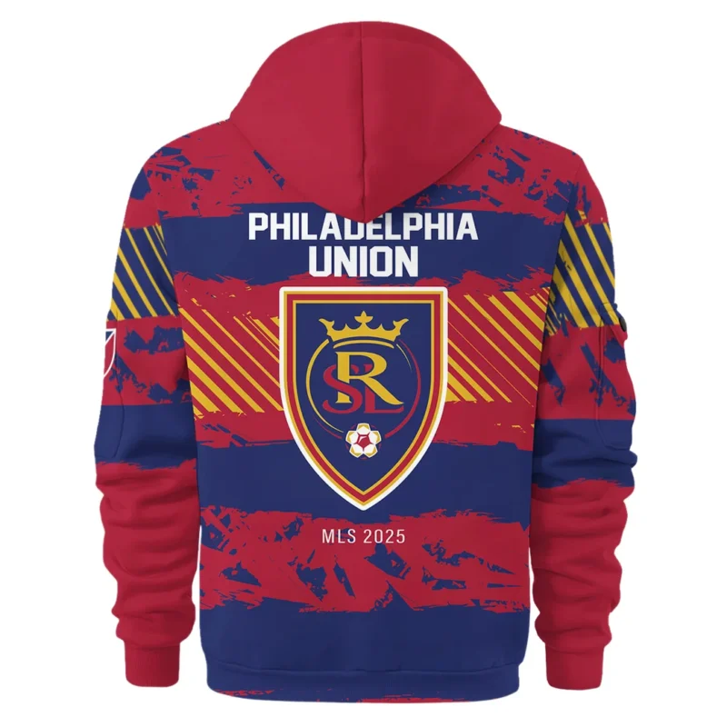 Sport Hoodie Half Zipper MLS 2025 For Fans Sport HVN1097RSL062825HODZ - Image 3
