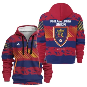Sport Hoodie Half Zipper MLS 2025 For Fans Sport HVN1097RSL062825HODZ
