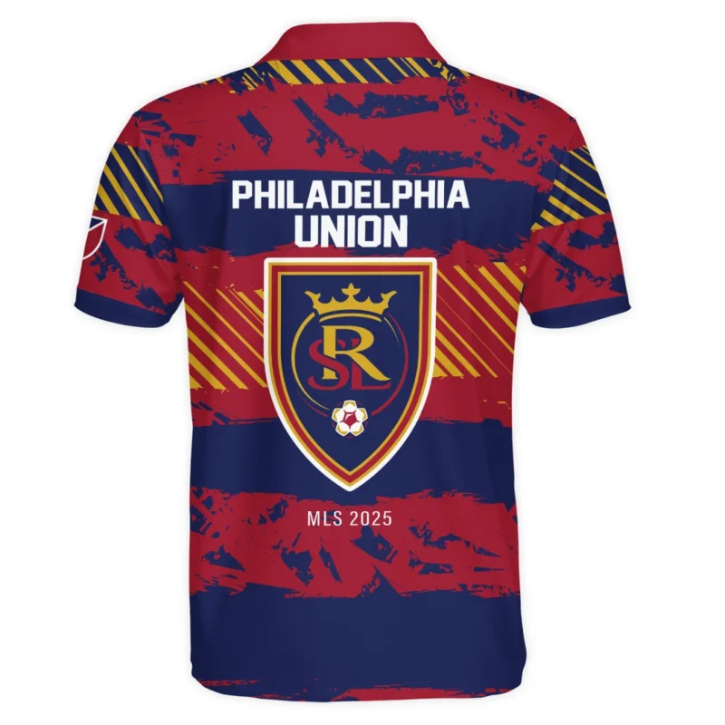 Football Team Polo Shirt MLS 2025 For Fan Football Team HVN1097RSL062825POS - Image 3