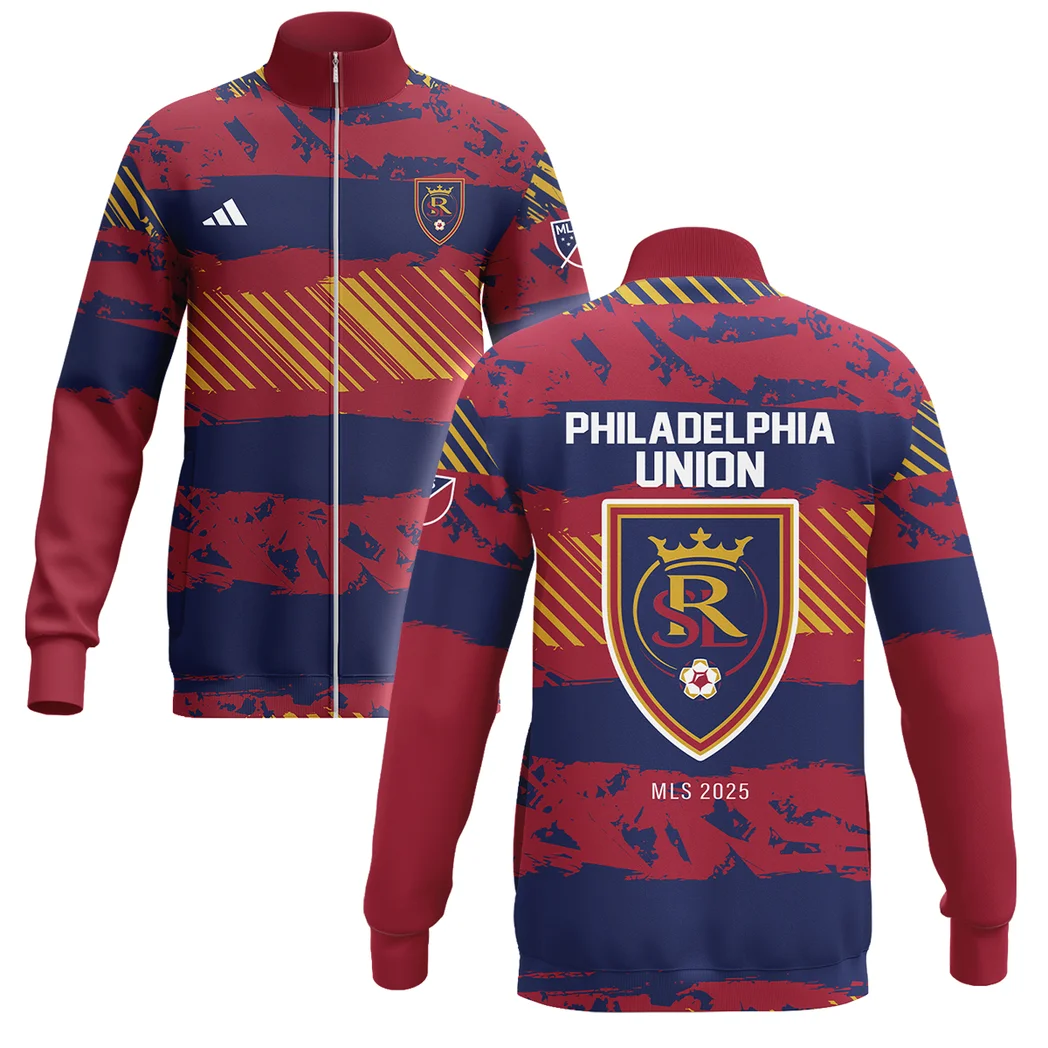 Soccer Stand Collar Jacket MLS 2025 For Fans Sport HVN1097RSL062825SCJ