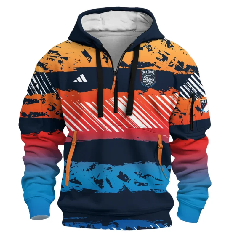Sport Hoodie Half Zipper MLS 2025 For Fans Sport HVN1097SDFC062825HODZ - Image 2