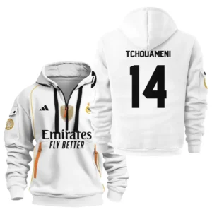 Fans Gift Sport Hoodie Half Zipper For Fan Football HVN1100AT070125HODZ