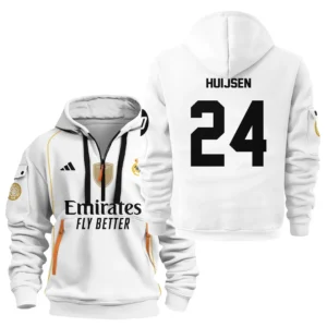 Fans Gift Sport Hoodie Half Zipper For Fan Football HVN1100DH070125HODZ