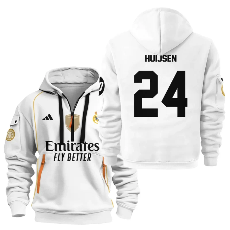 Fans Gift Sport Hoodie Half Zipper For Fan Football HVN1100DH070125HODZ
