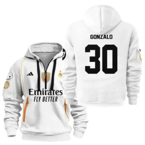 Fans Gift Sport Hoodie Half Zipper For Fan Football HVN1100GG070125HODZ
