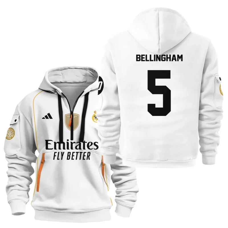 Fans Gift Sport Hoodie Half Zipper For Fan Football HVN1100JB070125HODZ