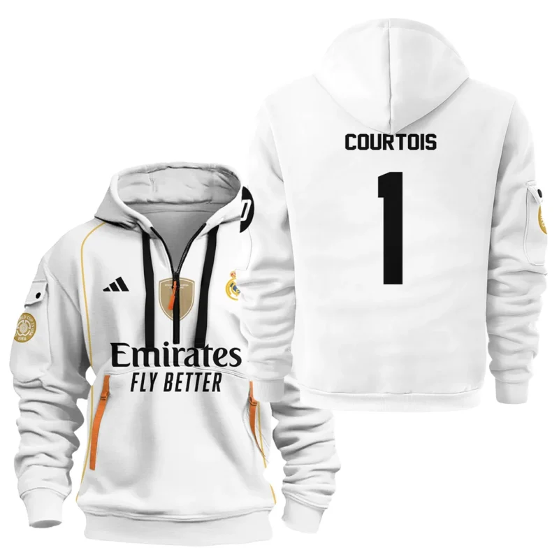 Fans Gift Sport Hoodie Half Zipper For Fan Football HVN1100TC070125HODZ
