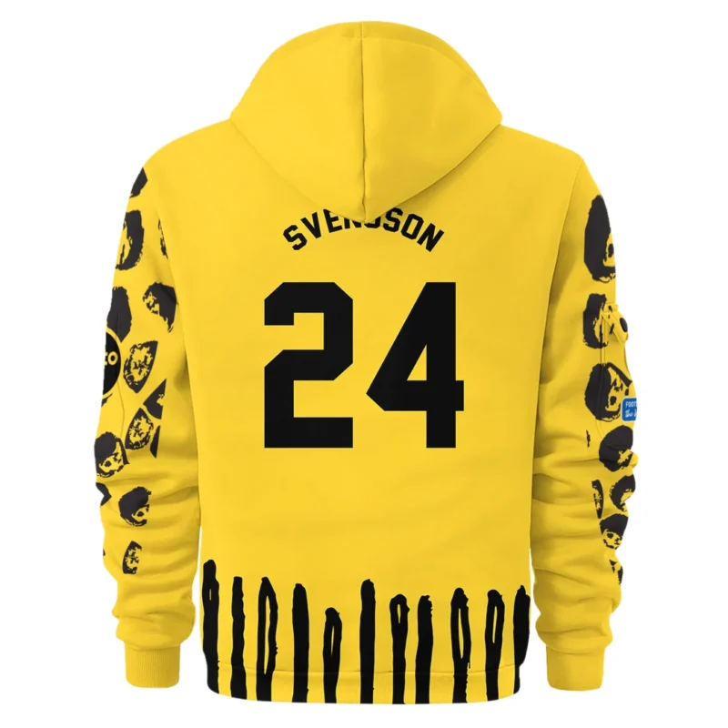Sport Hoodie Half Zipper For Fan Football HVN1101DS070125HODZ - Image 3