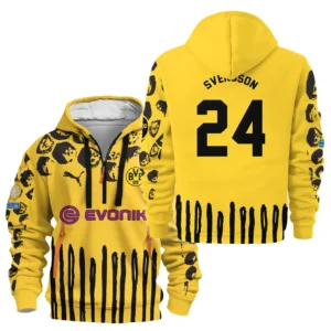 Sport Hoodie Half Zipper For Fan Football HVN1101DS070125HODZ