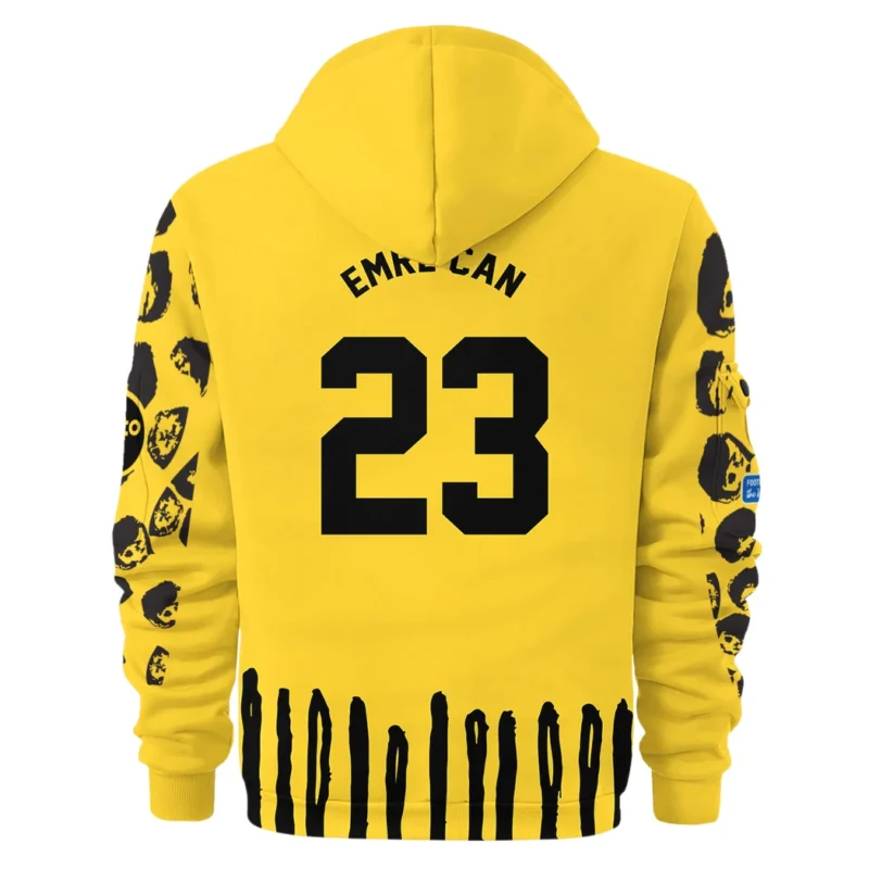 Sport Hoodie Half Zipper For Fan Football HVN1101EE070125HODZ - Image 3