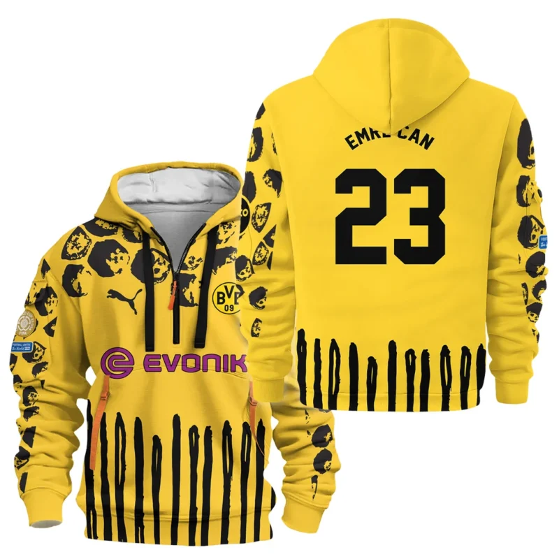 Sport Hoodie Half Zipper For Fan Football HVN1101EE070125HODZ