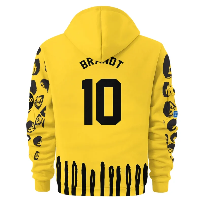 Football Hoodie Half Zipper For Fan HVN1101JB070125HODZ - Image 3