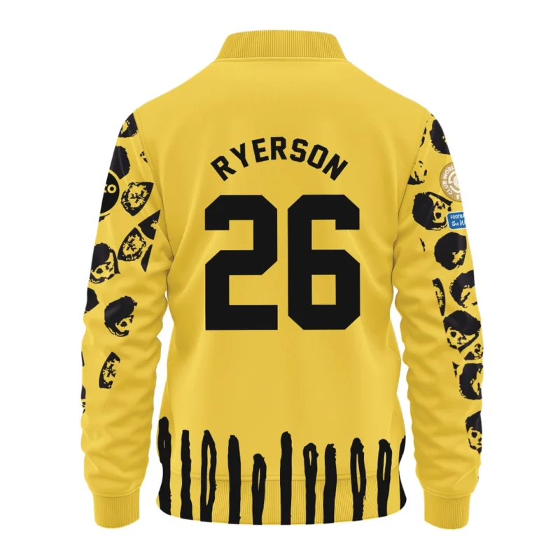 Football Bomber Jacket  For Fan HVN1101JR070125BOB - Image 3