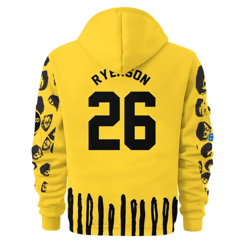 Football Hoodie Half Zipper For Fan HVN1101JR070125HODZ - Image 3