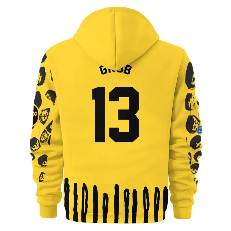 Sport Hoodie Half Zipper For Fan Football HVN1101PG070125HODZ - Image 3