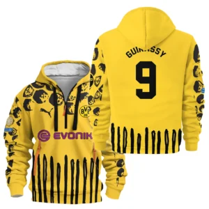 Sport Hoodie Half Zipper For Fan Football HVN1101SG070125HODZ